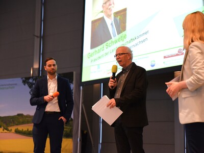 Eröffnung mit Sven Foppe und Gerhard Schwetje